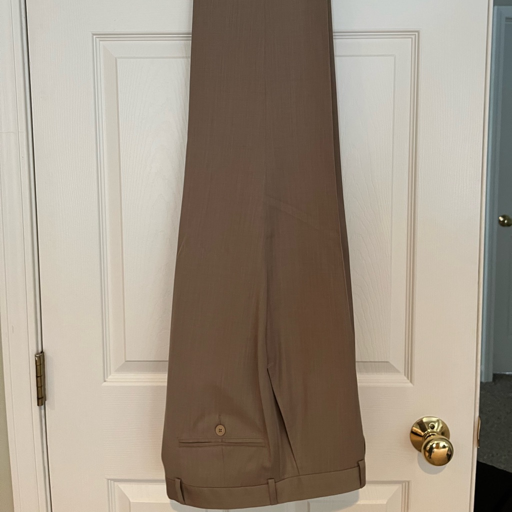 Josabanks Men’s Tan Dress Pants